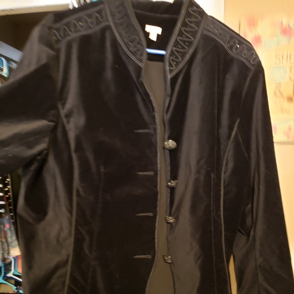 Lightweight velvet jacket